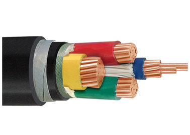 Средним силовой кабель изолированный напряжением тока многожильный, провод низшего напряжения электрический